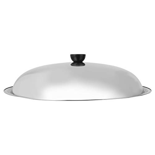 Coperchio A Cupola Per Wok 34cm - Acciaio Inox, Sfiato Vapore, Manico Anti-caldo - Foto 7