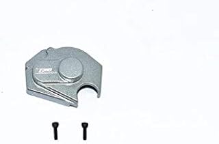 GPM For Axial 1/24 SCX24 Deadbolt AXI90081 / JLU CRC AXI00002 Upgrade Parts Aluminum Main Gear Cover - 1Pc Set Gray Silver