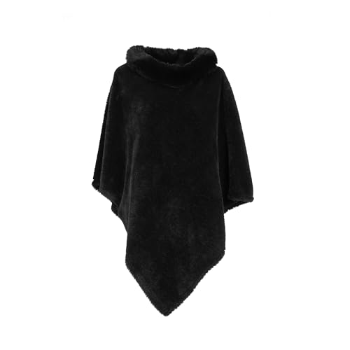 MAPIMANIA - Poncho Femme Chic et Élégant en Fausse Fourrure, Manteau Hiver, Châle Chaud, Cape Mariage Polaire, Boléro en Fourrure