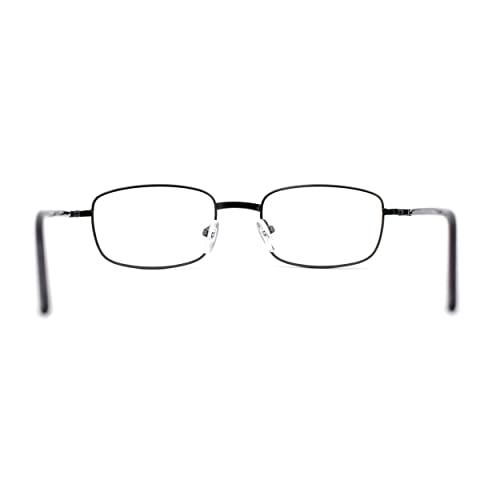 SA106 Classic Iconic Dad Fashion Narrow Rectangle Snug Reading Glasses4