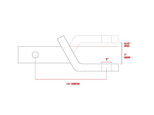 Armordillo 8718032 2-Inch Drop Loaded Ball Mount Universal Fits 2-Inch Receiver Tube Trailer Hitch by ARMORDILLO - Image 4