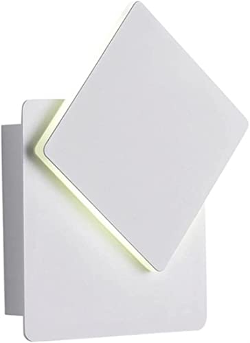 Luz de pared rotatable LED de 5W y acrílico blanco para iluminación interior moderna 1