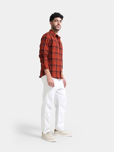 Image of GLORYBOYZ Men's Full Sleeve Checkered Casual Cotton Shirt S-2XL