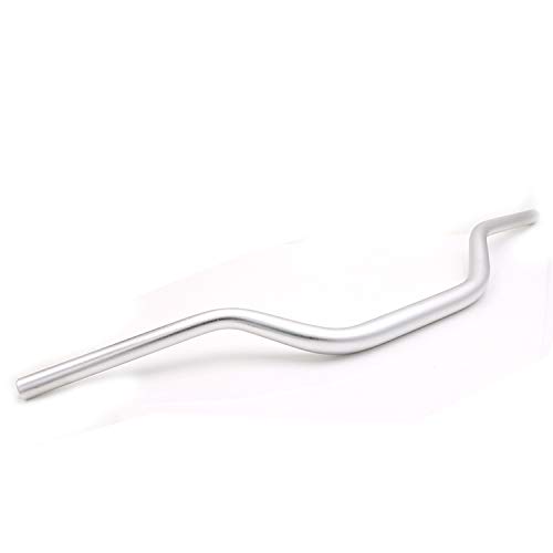 Guidon moto 22mm 28mm argent pour piloter sans douleur