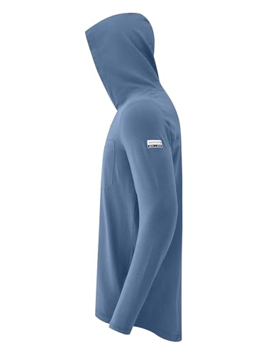 FR Hoodies for Men 6oz Lightweight Stretch Hooded Pullover Flame Resistant Work Hoodie CAT22