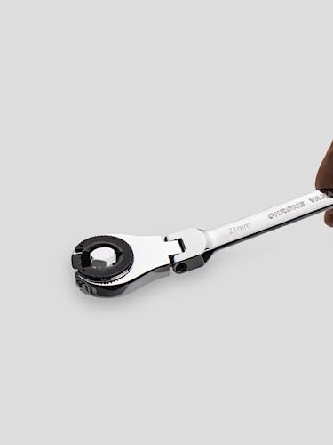 Image of FLZOSPER 21mm Metric Flex-Head Ratcheting Combination Wrench