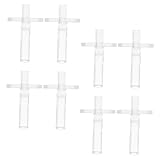PartyKindom 8Stücke Beißventil Ersatz aus Silikon für Wasserflasche Auslaufsicherer Adapter für Trinkflaschen Angenehmes Trinkerlebnis und Kindersicheres Design Einsetzbar
