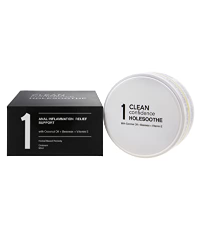 Clean Confidence HOLESOOTHE Anal-Entzündungssalbe, 50 ml Topf, 1 Monat Vorrat