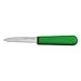 Dexter? Cooks Parer Knife, 3 1/4 Inches, High-Carbon Steel with Green Handle, 1/Each