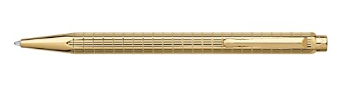 Caran d'Ache Ecridor Lights ensemble stylo bille dore mecanique haut de gamme cuir