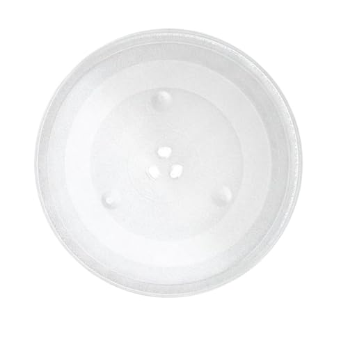 Microplaque en verre 24,5 cm pour micro-ondes avec support stable - 2