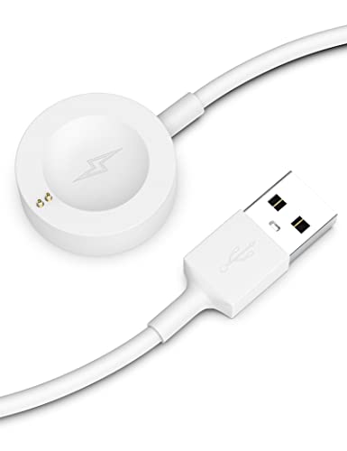 Dock di ricarica compatibile per Fossil Gen 4 Gen 5 Gen 5E Gen 6 Michael Kors Runway, Skägen falster 2, Misfit Vapor 2, Diesel Guard 2.5 - Cavo di ricarica USB 1M - Accessori per smartwatch