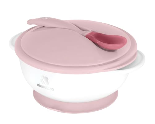 Kikka Boo Suction Bowl With Heat Sensing Spoon â Pink - 3