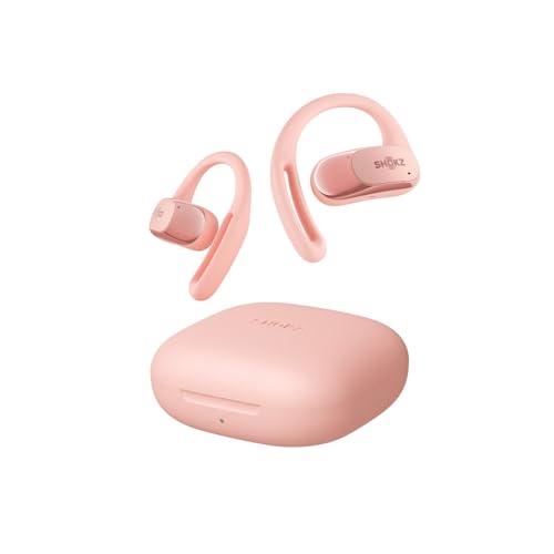 Shokz OpenFit Air Pink – kabelloses Open-Ear Sport-Headset, 28 Std. Akku, ~30 g