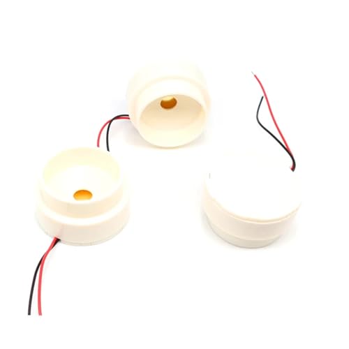 WUZDPRCJ 50pcs 3017 Lead Buzzer 30 * 17MM Passive piezoelectric Sounding Head Speaker high Decibel Alarm 3~12V