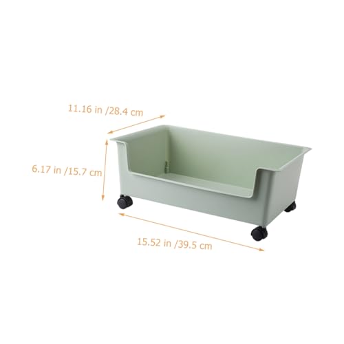 Boîte rangement roulettes fournitures boîte plastique pratique