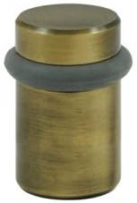 Deltana UFB5000U5 Round Universal Floor Bumper Door Stop, Pack Of 2