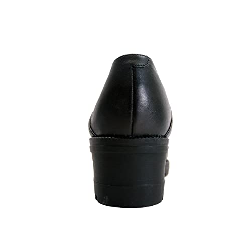 Peerage Naya Women's Wide Width Leather Shoes with Zipper4