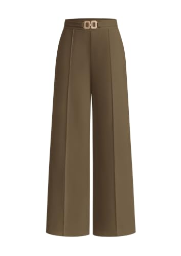 Image of PRETTYGARDEN Womens Dress Pants High Waisted Tailored Trousers