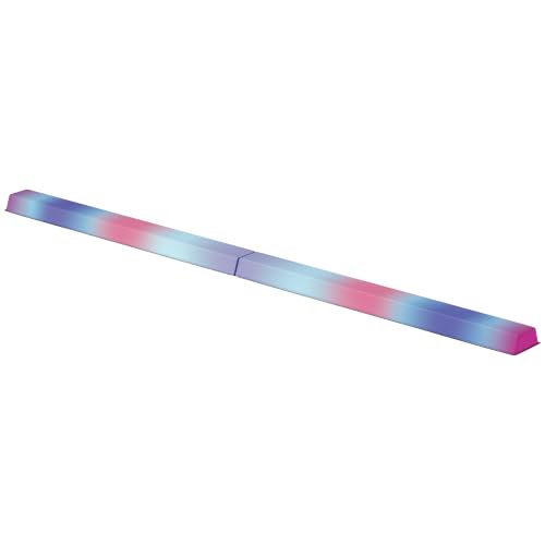 SPORTNOW Barra de Equilibrio Gimnasia Plegable 236 cm Base Antideslizante