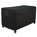 iBirdie Rectangular Gas Fire Pit Table Cover 44 x 28 inch Outdoor Waterproof and Weatherproof Heavy Duty 600D Patio Fireplaces Cover