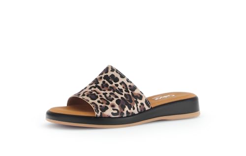Gabor Damen Pantoletten, Frauen Slipper,Leichte Mehrweite (G),Backless Slipper,Gartenschuhe,Sommerschuhe,sommerclogs,Mules,Natur,39 EU / 6 UK