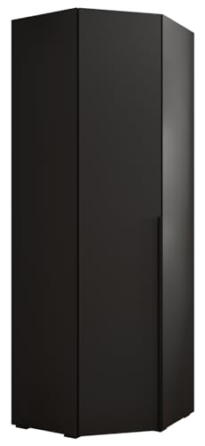 ABIKSMEBLE Inova 1 Armoire d'angle - Penderie avec Etagères et Barres - Meuble de Rangement - pour Chambre à Coucher, Chambre d'Adolescente, Entrée -...