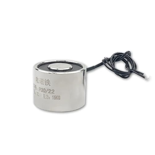 Électroaimant 24V solénoïde ventouse magnétique P30 22 aimant industriel