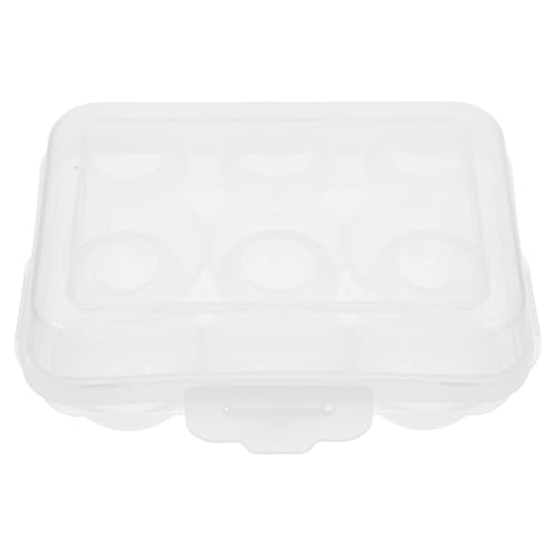NUOLUX ポータブル卵箱 耐衝撃設計 卵容器 透明 プラスチック製 大容量 携帯用 収納ボックス キャンプ ピクニック 旅行 冷蔵庫対応