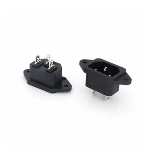 Prise mâle IEC320 C14 pour remplacer un connecteur de panneau défectueux - 2