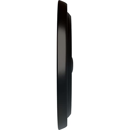 Image of 9 5 /8 inchOD x 1 1 /8 inchP Maria Ceiling Medallion (Fits Canopies up to 1 3 /4 inch), Jet Black