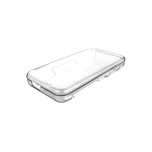 Image of Hzxkqmil Transparent Protective Case for Nintendo New 2DS XL /LL Console | Clear Crystal Hard Shell Protective Cover + 1 Set Screen Protectors Film Accessories for New 2DSXL New 2DSLL