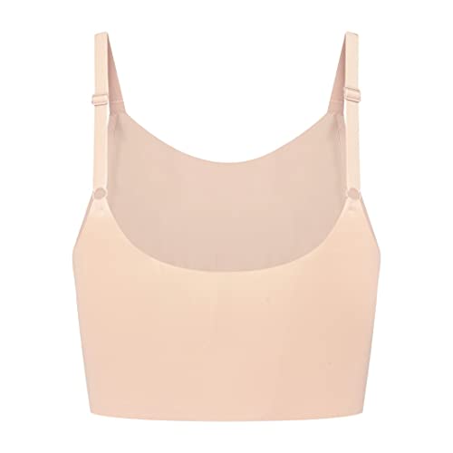 Haut court sculptant Bye Bra beige en taille S avec bonnet moulé - 4