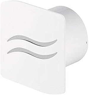 Bathroom Extractor Fan  Multiple Options Including Pull Cord, Timer, Humidity Sensor  Silent or Turbo  Chrome, White and Black Finish Options  Low Energy Consumption ((Silent) Standard, PNI100)