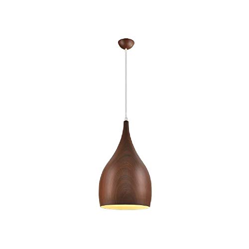 Luces de gotas colgantes de madera de estilo rústico para el comedor