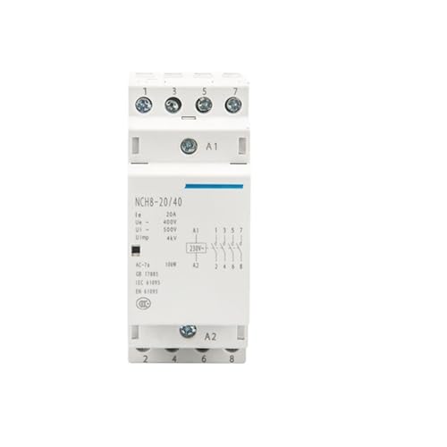 Contacteur CA modulaire 4P 20A pour résoudre les coupures et surcharges de circuits