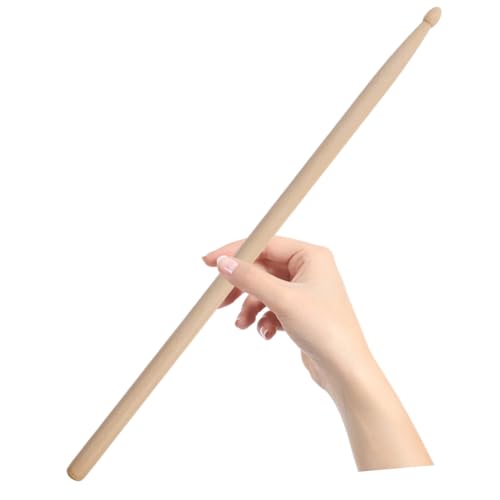 Abaodam 12 pares de baquetas 5A de madera de arce ligero para batería jazz miniatura 4