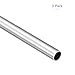 DMiotech 3Pack (15mm OD x 13mm ID) 6063 Aluminum Round Tube 300mm Length Industry Metal Tubing for Machinery Frame Construction DIY Projects