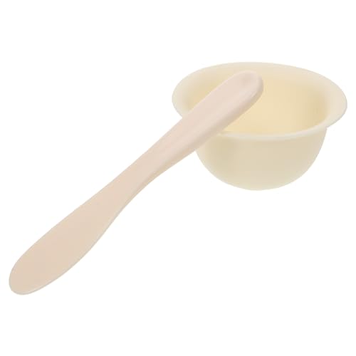 minkissy 2pcs Silicone Mask Bowl Face Mask Applicator Salon Supply Diy Mixing Bowl