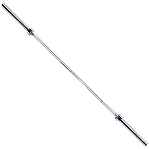 Olympic Bar for Weightlifting and Power Lifting Barbell, 700-Pound, Chrome