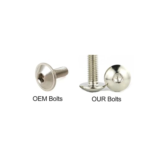 Kit boulons carénage pour Tmax500 vis de couvercle noir