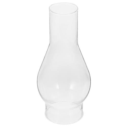 COHEALI Zylinder Lampenglas Zylinderglas Petroleumlampe Ersatzglas Öllampe Glasschirm Leuchtenglas Glashütte Oberer Durchmesser 3.5 cm Untere Durchmesser 5.4cm Wohnkultur
