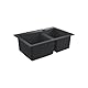 Grohe 31657AP0 K700 Kompositspüle, granit schwarz 83,8 x 55,9 cm
