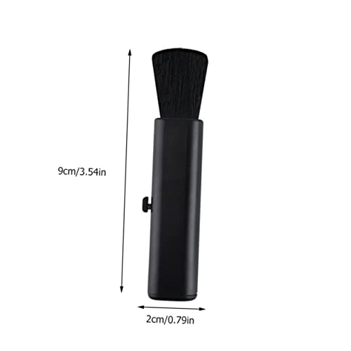 ibasenice 2個折りたたみ式ウール製クリーニングブラシ ギター ピアノなどの楽器お手入れ用 細部のほこり取りに 便利な携帯