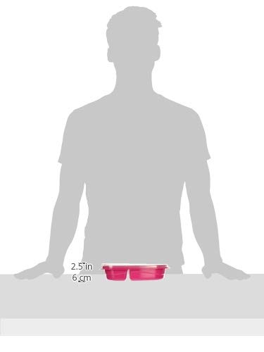 Rubbermaid Takealongs Sandwich Food Storage Containers, 3.7 Cup, Colors May Vary #TOP4