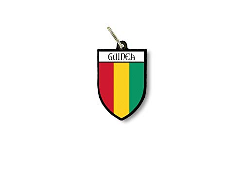 Porte cles clefs cle Drapeau Collection Ville Blason guinee guineen