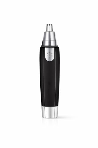 Image of 3-in-1 Electric Nose and Ear Hair Trimmer for Men and Women, Stainless Steel Blades, Painless Trimming, Water Resistant, Rechargeable