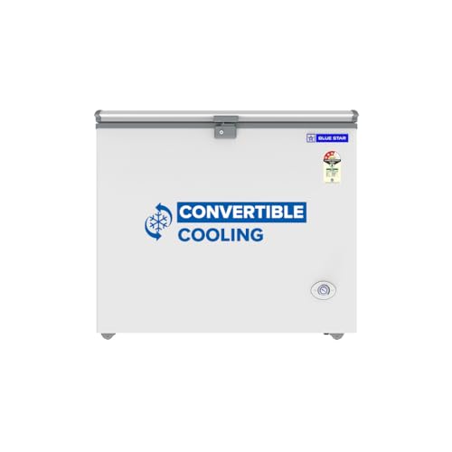 Image of Blue Star HT3-N230, 230 Liter Hard Top Single Door Deep Freezer (215 Liter, White, 3-star)