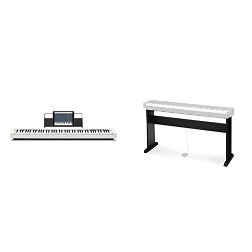 Casio CDP-S110WEC5 Fully Weighted Hammer Action Digital Piano Blanc & CS-46 Support - Les Beatles, Paul McCartney, John Lennon, RIngo Starr, George Harrison Casio CDP-S110WEC5 Fully Weighted Hammer Action Digital Piano Blanc & CS-46 Support