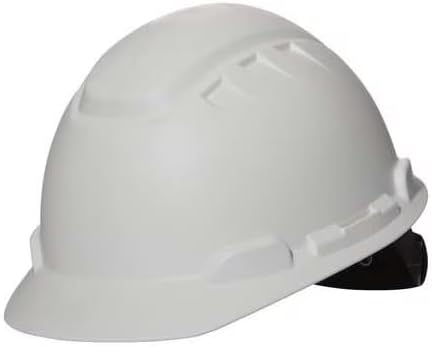 Elevated Temperature Hard Hat, Glass-Reinforced Nylon, 4 Point Ratchet, White, Mfr: H-701T-SF-A